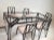 Modern Vintage Modern Patio Dining Table & 6 Chairs For Sale - Image 3 of 9