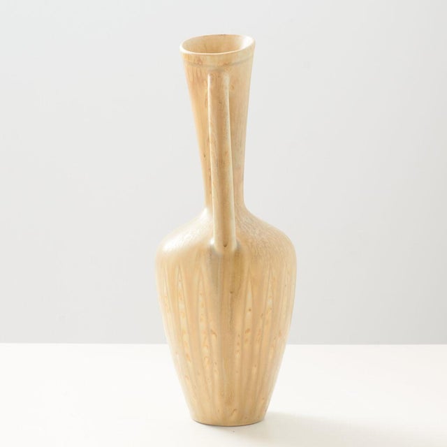 Gunnar Nylund Small Pitcher in beige by Gunnar Nylund For Sale - Image 4 of 7
