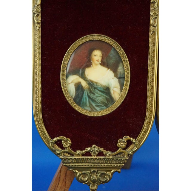 1920s Herme and Says, Miniatures, 1900s, Cellulose, Framed, Set of 2 For Sale - Image 5 of 18