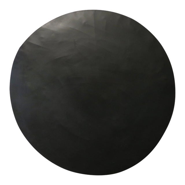 Hammered Steel Orb Wall Sculpture For Sale