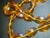 1930s Golden Yellow Amber Bohemian Czech Glass Beaded Necklace For Sale - Image 9 of 9