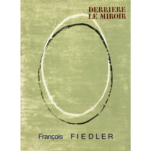 Abstract Francois Fiedler Lithograph, "Derriere Le Miroir No. 167" (1967) II For Sale - Image 3 of 3