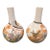 Pair of Chinese Famille Rose ‘Immortals’ Bottle Vases For Sale