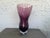 Contemporary Badash/Krosno Poland Handmade Amethyst Crystal Corset Vase For Sale - Image 3 of 5