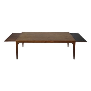 Vintage Danish Extendable Teak Coffee Table, 1950s For Sale