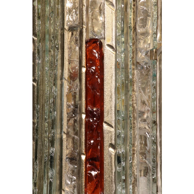 Italian Brutalist Sculptural Wall Lamp attributed to Biancardi & Jordan for Poliarte, 1970s, Set of 3 For Sale - Image 10 of 11