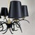 Metal Black Cast Iron and Brass Chandelier, France, 1950s For Sale - Image 7 of 17
