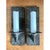 Vintage Frosted Glass and Metal Wall Sconces - A Pair For Sale - Image 4 of 12