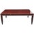 Art Deco Rosewood and Gilded Albert Fournier Dining Table With Brass Accents For Sale