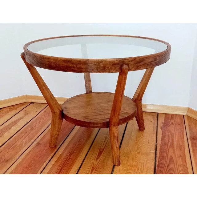 Coffee Table attributed to K. Kozelka for Interier Praha, Czechoslovakia, 1930s For Sale - Image 3 of 13