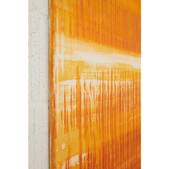 "Volcanic Monochrome 4" Large Original Abstract Painting by Simon Findlay For Sale - Image 15 of 17