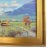 Mountain & meadow landscape painting on artist canvas panel by listed artist Silvio Silvestri (1948-2018.) Silvestri was a...
