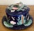 1900 - 1909 Forester Antique Cobalt Lidded Butter Dish With Bird For Sale - Image 5 of 14