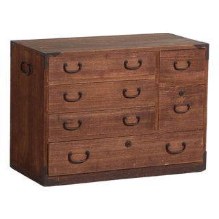 Antique Japanese Tansu Chest of Drawers For Sale