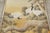 Handwoven in natural silk and originating from Japan circa 1880-1900, this 2x4 antique tapestry runner is a graceful...