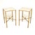 Vintage French Brass and Marble Side Tables, 1960, Set of 2 For Sale - Image 11 of 11