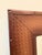 Ralph Lauren Home Vintage Ralph Lauren Style Equestrian Cognac Leather Beveled Mirror With Basketweave & Nailhead Detail For Sale - Image 4 of 9