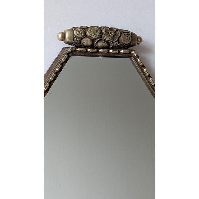 1930s French Art Deco Wall Mirror For Sale - Image 4 of 6