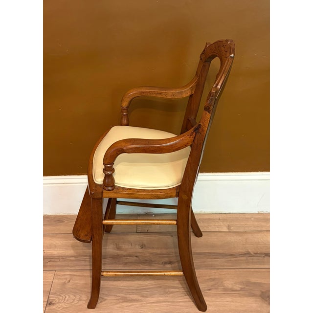 Wood Antique Eastlake Victorian Style Carved Walnut Youth Chair For Sale - Image 7 of 9