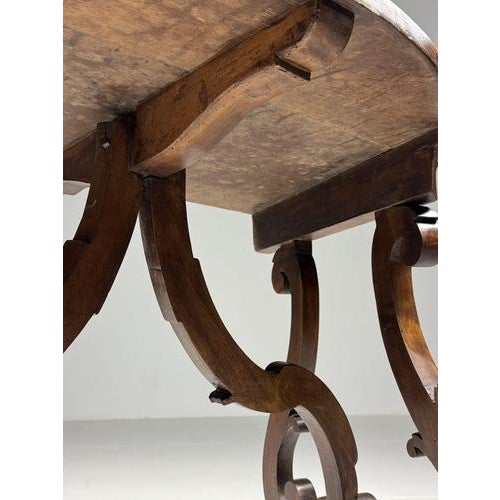 Italian Demi-Lune Tables, Set of 2 For Sale - Image 5 of 18