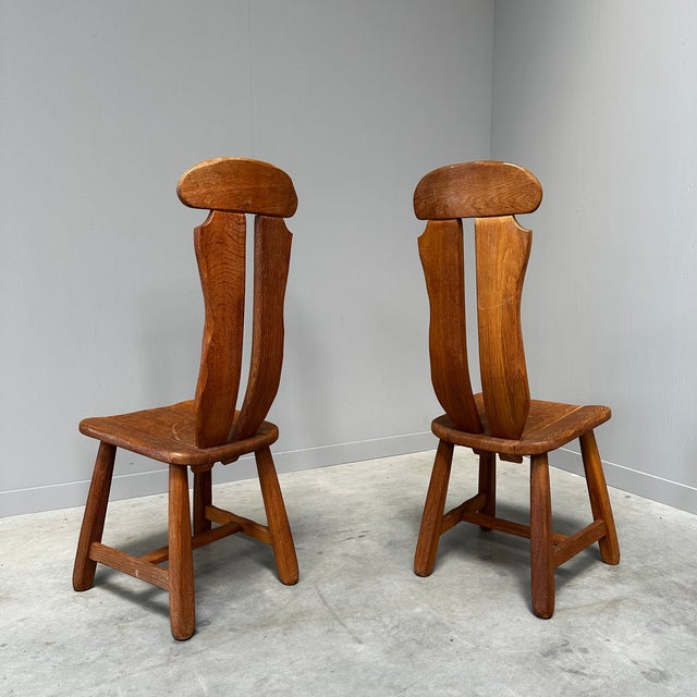 Vintage Dining Chairs by De Puydt, Belgium, 1960s, Set of 2 For Sale - Image 4 of 8