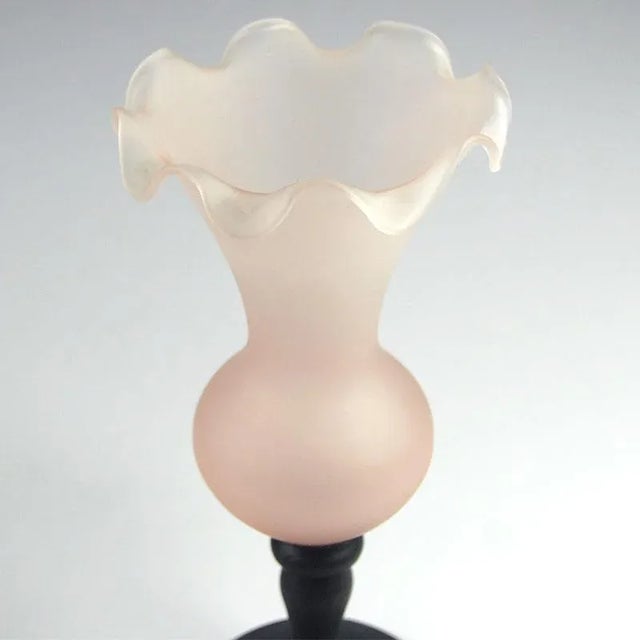 1970s Italian Satin Glass Vase, 1970s For Sale - Image 5 of 8
