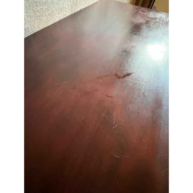 1990s Mahogany Chippendale Console or Sideboard With Ball and Claw Feet For Sale - Image 10 of 12