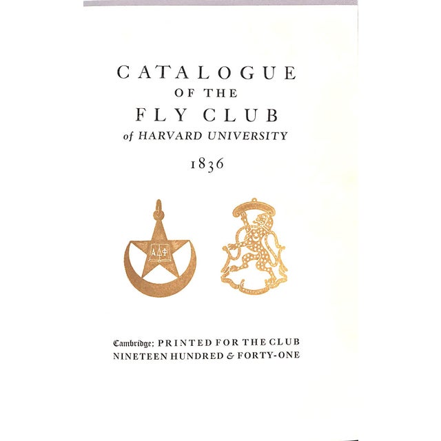 [159] pp. Privately Printed for The Club 1941 8 1/2" x 5 3/4" *slight spotting on cover board* The Fly Club is a final...