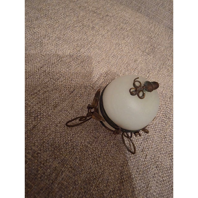 Late 19th Century White Opaline Egg Box Palais Royal For Sale - Image 5 of 12
