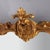 Large 58" French Louis XIV Foliate Carved Gilt Wood Triptych Mantle Mirror C1890 For Sale - Image 6 of 8