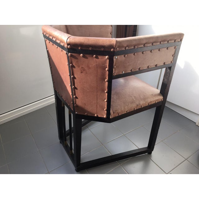 Armchair attributed to Josef Hoffmann for Wiener Werkstätte, Early 20th Century For Sale - Image 5 of 12