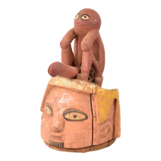 Early 20th Century Yoruba Figural Gelede Mask Nigeria For Sale