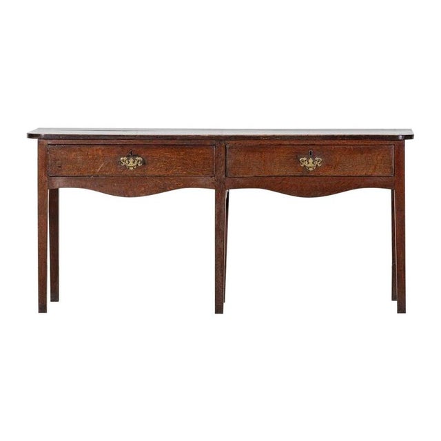 18th Century English Country Oak Dresser Base, 1780s For Sale - Image 13 of 13