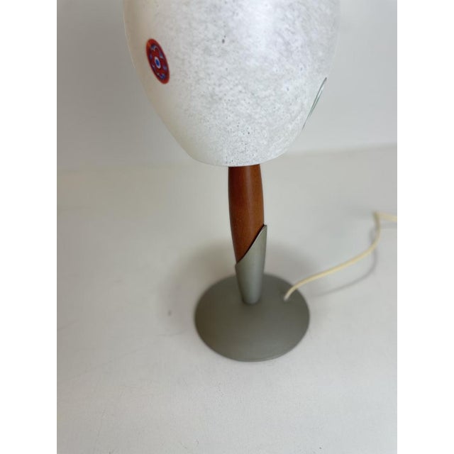Murano Table Lamp with Murine, 1990s For Sale - Image 9 of 11