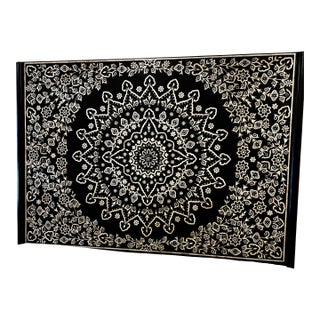 Anthropologie Mosaic-Inlay Bed King Headboard For Sale