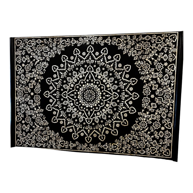 Anthropologie Mosaic-Inlay Bed King Headboard For Sale