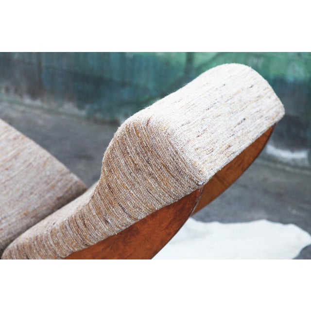 Mid-Century Modern Mid Century Upholstered Lounge Chair in the Style of Adrian Pearsall For Sale - Image 3 of 13