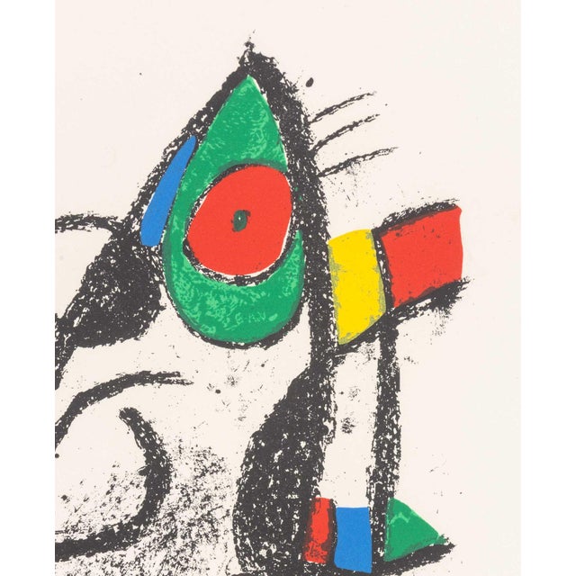 Contemporary Joan Miro "Lithograph Xi" Lithograph, 1975 For Sale - Image 3 of 10