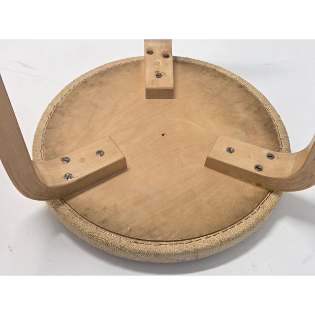 Vintage Stools by Alvar Aalto for Artek, Finland, 1950s, Set of 2 For Sale - Image 11 of 13