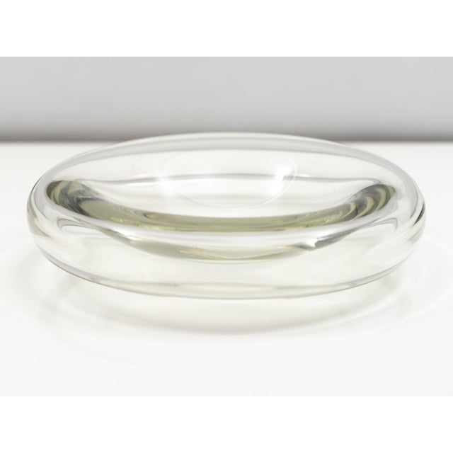 Barbini Suspended Clear Glass Bowl by Alfredo & Flavio Barbini for Barbini Murano, 1972 For Sale - Image 4 of 11