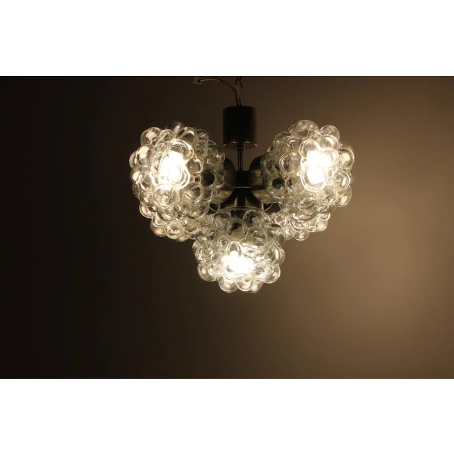 Vintage Raspberry Chandelier for Kamenický Šeno, 1970 For Sale - Image 8 of 12
