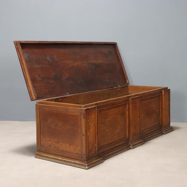 Vintage Chest in Walnut For Sale - Image 3 of 12