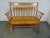 Nichols & Stone Windsor Style Maple Stencil Decorated Settee For Sale - Image 10 of 10