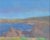 Cornflower Blue Mendocino Coast, Set of Six Original Oil Paintings by Michelle Farro For Sale - Image 8 of 9