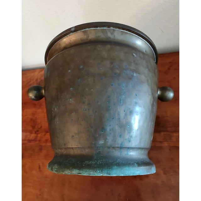 Antique 1870s Copper Stamped Wine Ice Bucket Czars Era For Sale - Image 9 of 12