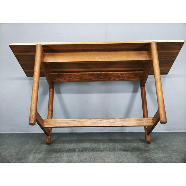 Czech Coffee Table in Oak by Krásná Jizba, 1960s For Sale - Image 14 of 16