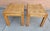 Mid 20th Century Conant Ball Mid-Century Oak Parquet Checquered Side Tables, Pair For Sale - Image 5 of 11