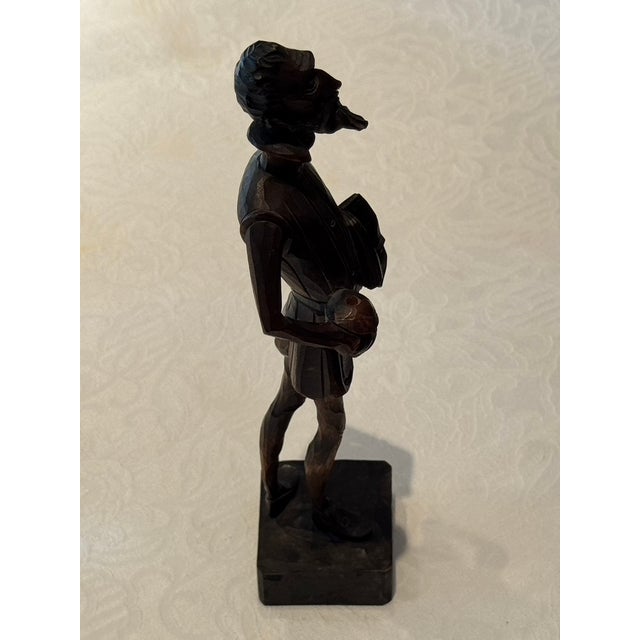 1960s Ouro Artesania Don Quixote Wood Figure For Sale - Image 4 of 11