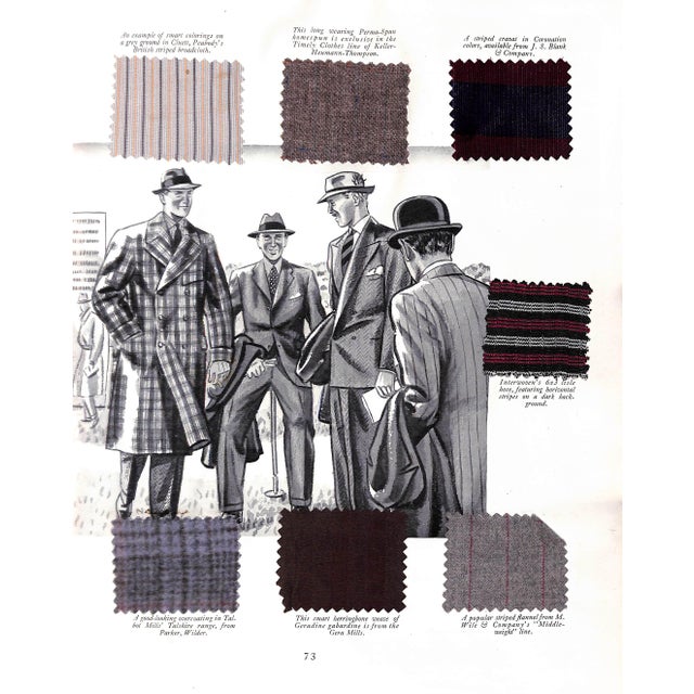 "Apparel Arts Esquire Vol VII 1937 Advance Spring Coronation Number Edward Viii" For Sale - Image 12 of 18