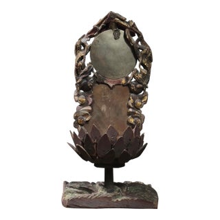 Antique Hand Carved Folk Art Shrine For Sale